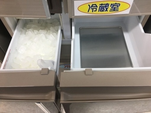 三菱　465L フレンチ冷蔵庫　2012年製