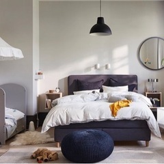 【調光可能電球とリモコン付】IKEA SKURUP 38cm ペンダントランプ 照明の画像