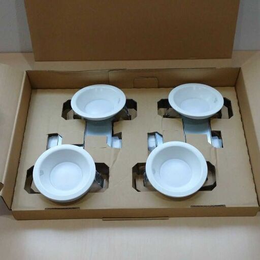 コイズミLEDダウンライト電球色4個セット