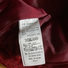 AZULベスト　赤L   美品の画像