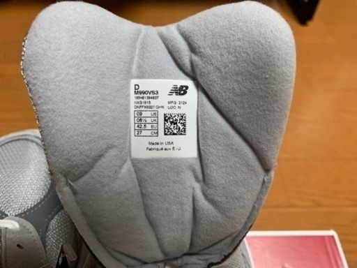 New balance 990vs3 27.0cm 【新品未使用】