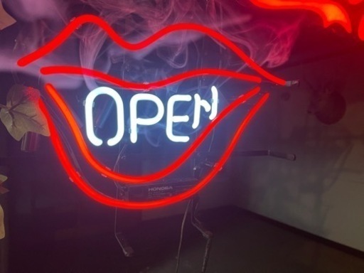 Openネオン看板