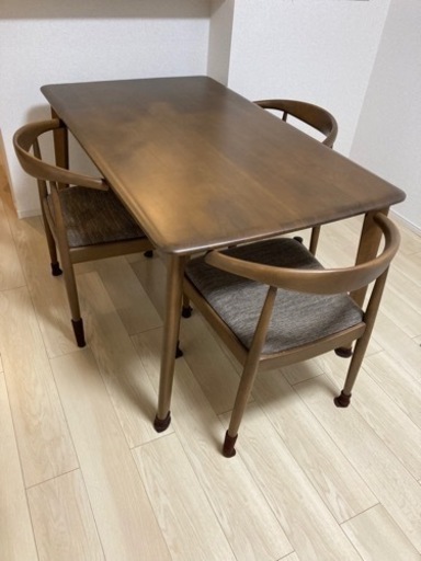 ニトリダイニングテーブル・チェア　Nコレクション（2021年3月購入）