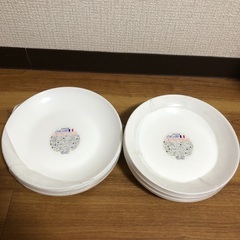  山崎 白 丸 プレート 丸皿