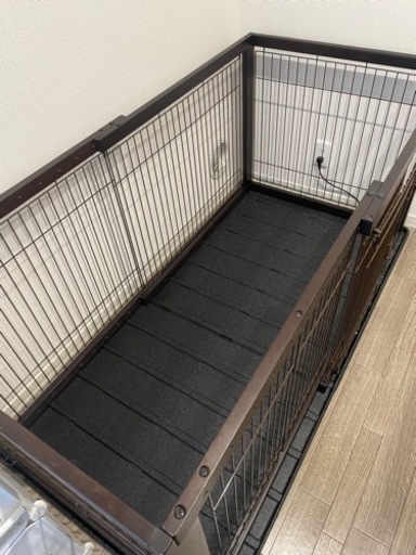 リッチェル　木製スライドペットサークル　犬　ケージ
