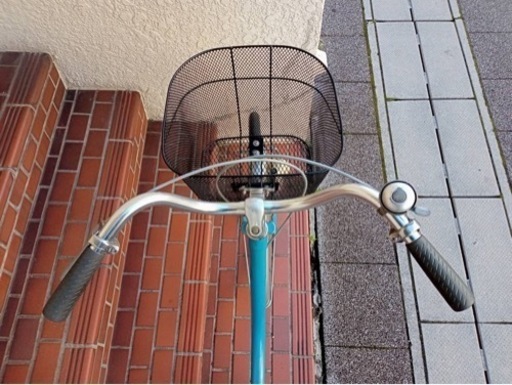 【整備済自転車】24インチ　マルイシ製　変速なし　前カゴ新品❗️若林自転車　浜大津　SALE❗️