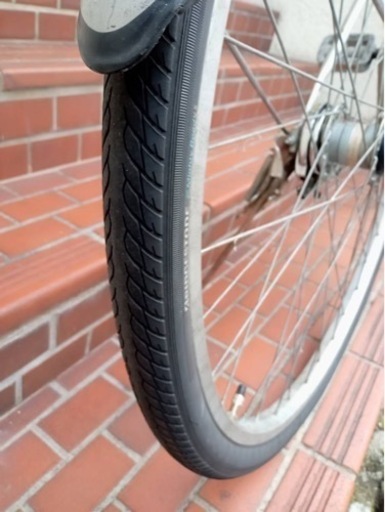 【整備済自転車】27インチ内装3段変速　オートライト付　前カゴ、鍵新品❗️スペアキーあり　若林自転車　浜大津　SALE❗️