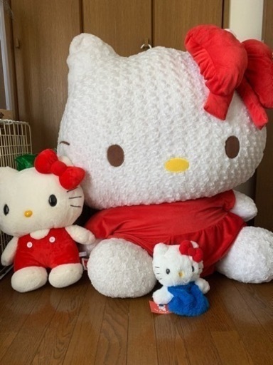 特大キティちゃんぬいぐるみセット