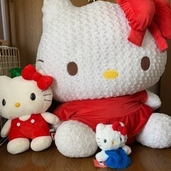特大キティちゃんぬいぐるみセット