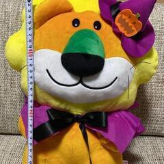 食べっこ動物　ハロウィン　ライオンぬいぐるみ