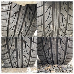 22インチ　5穴　PCD112　9.5J　OFF35　255/30R22　HAIDA　RACING　HD921　2020年製　アルミホイールセットの画像