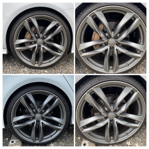 22インチ　5穴　PCD112　9.5J　OFF35　255/30R22　HAIDA　RACING　HD921　2020年製　アルミホイールセット