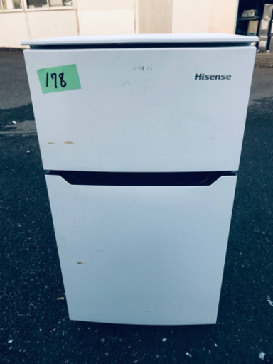 ✨2017年製✨178番 Hisense✨2ドア冷凍冷蔵庫✨HR-B95A‼️