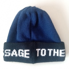 80s ヴィンテージ　ディズニー　ミッキーマウス　ニットキャップ　キッズ　ワッチキャップの画像