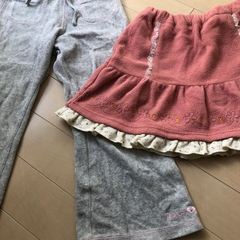 モフモフ　温かいスカートandパンツの画像