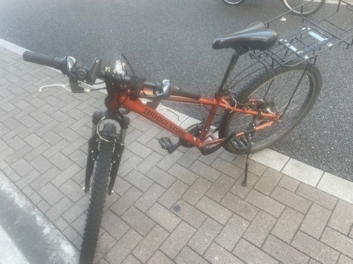 自転車　ブリヂストン　Uber配達員