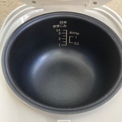 3.5合炊き 炊飯器 一人暮らし用の画像