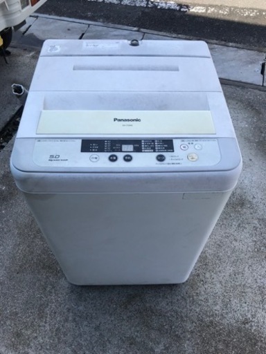 Panasonic 5.0kg洗濯機　　NA-F50B8  2015年製