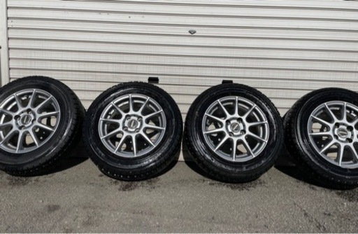 コンパクトカー用  アルミスタッドレスタイヤ4本