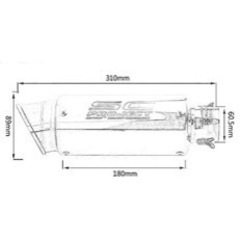 バイクマフラーsc project 値下げの画像