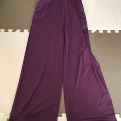 値下げ！！現金払いのみ⭐︎グレイル のパープルワイドパンツ👖Mサイズの画像