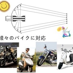 【取引者決定】バイクLEDヘッドライト×2本の画像