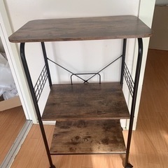 キッチンラック　新品未使用　ウッドラック　組み立てました！