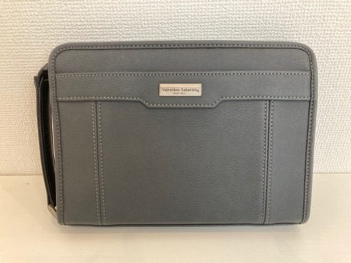 valentino sabtini バレンチノサバティーニ セカンドバッグ グレー