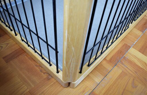 ペットケージ　4面　木製枠犬 猫 サークル 柵 留守番 簡単設置【A000/A0800】