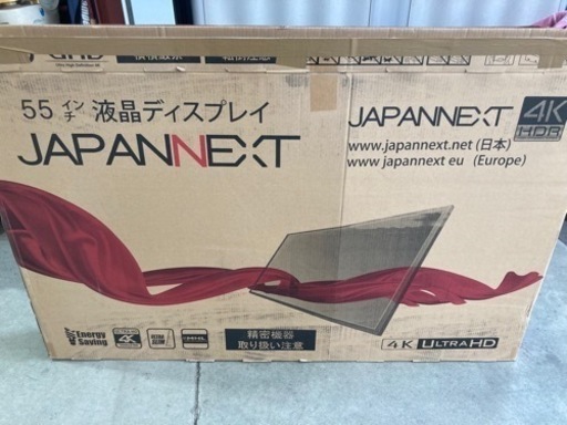 JAPANNEXT 55インチ 4K 液晶ディスプレイ モニター JN-V5500UHDR 2019年製 ※スタンド欠品