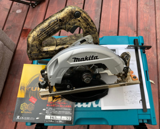 中古 マキタ　HS631D 18V 165 充電式マルノコ＆ケース　セット