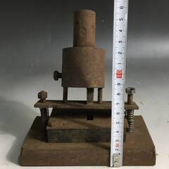 ⭕⭕⭕PH3/61　金型パンチ 板金 パーツ 工具 加工機械 穴あけ パンチング 部品 中古 メーカー不明 パンチャー 鉄 業務用 ダイセット 35⭕⭕⭕の画像