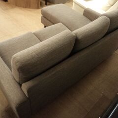 ニトリ　布張りカウチソファ　CA2 DR-GY【愛品倶楽部柏店　問い合わせ番号 156-018196 002】 の画像
