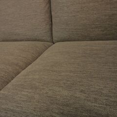 ニトリ　布張りカウチソファ　CA2 DR-GY【愛品倶楽部柏店　問い合わせ番号 156-018196 002】 の画像