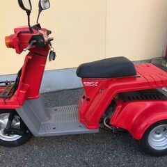 ③実動　ジャイロXエックス　TD02　４ST　オリジナルレッド　ミニカー　福岡市南区の画像