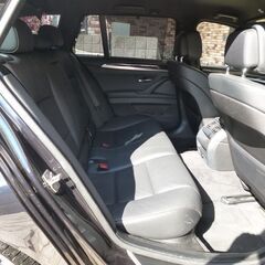 検査5年11月523iツーリング Mスポーツ 2000ccターボ/黒革/HDDナビ/idrive/地デジ/バックカメラ/パワートランク/パドルシフト/整備記録簿/ETCの画像