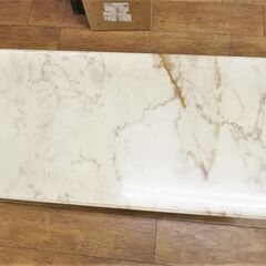 ローテーブル 幅100×奥50×高42㎝ 長方形  センターテーブル アンティーク風 家具 札幌 厚別店の画像