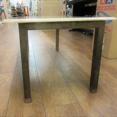 ローテーブル 幅100×奥50×高42㎝ 長方形  センターテーブル アンティーク風 家具 札幌 厚別店の画像