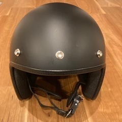 【取引中】スモールジェットヘルメット　マッドブラック　フリーサイズ