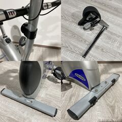 アルインコ フィットネスバイク AFB5008 体脂肪測定/体力測定機能付 エアロバイク ALINCO A0AY0110の画像