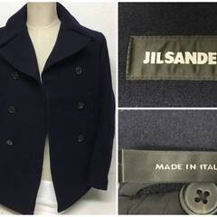 ⭕⭕⭕HY3/77 正規品 JIL SANDER ジルサンダー Pコート ジャケット メンズ 46 ネイビー アウター⭕⭕⭕