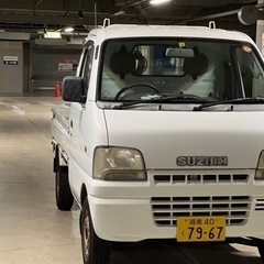 SUZUKI da52t キャリー　5mt 車検付き　実走行1万...