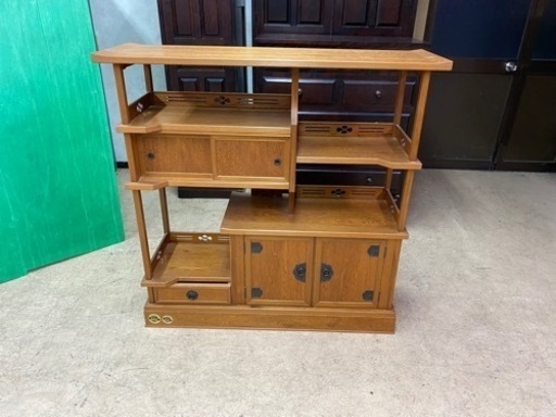 (値下げ)鹿児島屋久杉！茶棚、美品です！