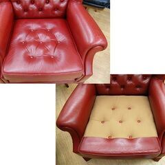 横浜ダニエル クーガー アームチェア 1人掛けソファ 幅87×奥行83×高