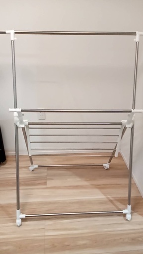 【室内洗濯物干し美品／割引不可】