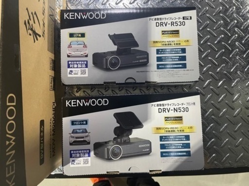 カーナビ新品　KENWOOD 彩速ナビ　ドライブレコーダーセット