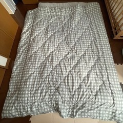 決まりました　ニトリ　掛け布団と毛布2点セットで　ほぼ新品