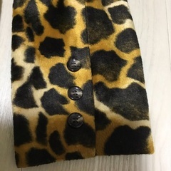 ジラフ柄　コートジャケットの画像