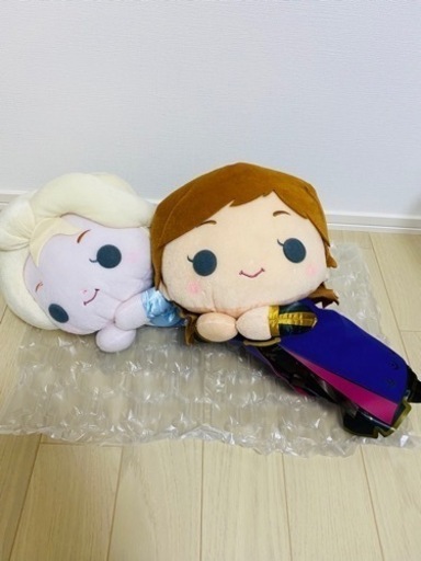 新品未使用タグ付★特大★50センチ★メガジャンボ　エルサとアナ　アナと雪の女王2