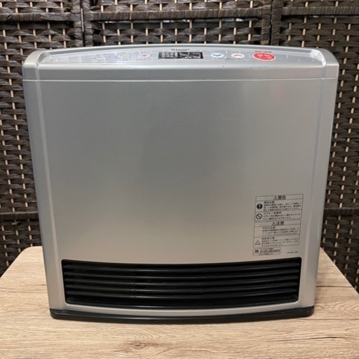 【売約済み】　リンナイ　Rinnai ガスファンヒーター　ガスヒーター　ガスストーブ　ストーブ　暖房　暖房機器　都市ガス　ホース付き　RC-346E 検　東京ガス　NORITZ ノーリツ　　-13畳まで